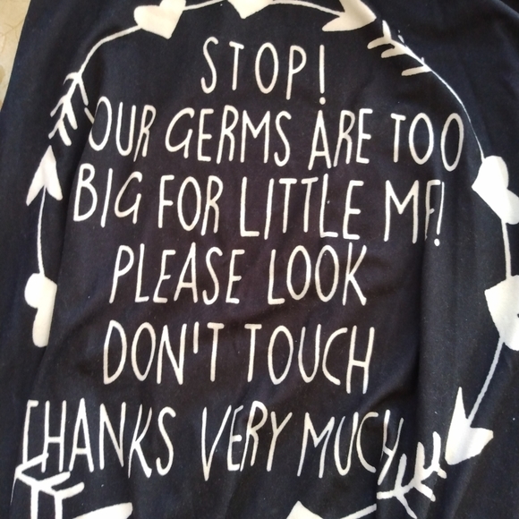 Other - 3/$15 Baby car seat protector stop your germs are to big for little me